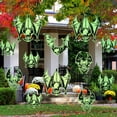 thumbnail image 3 of 8 Pcs Glow-in-the-Dark Halloween Bat Stickers - Classic Design, Perfect for Outdoor Decor, 78.74inch Fish Line Included, 3 of 5