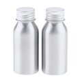 thumbnail image 2 of 2pcs Empty Aluminum Bottle Cosmetic Storage Container Dispenser Bottle 50ml, 2 of 8