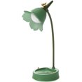 thumbnail image 1 of Fleur LED Lampe de Bureau Sans Fil Lampe de Table Réglable Col de Cygne Dimmable Batterie Rechargeable Étudiant Chambre à Coucher Éclairage (Vert), 1 of 5