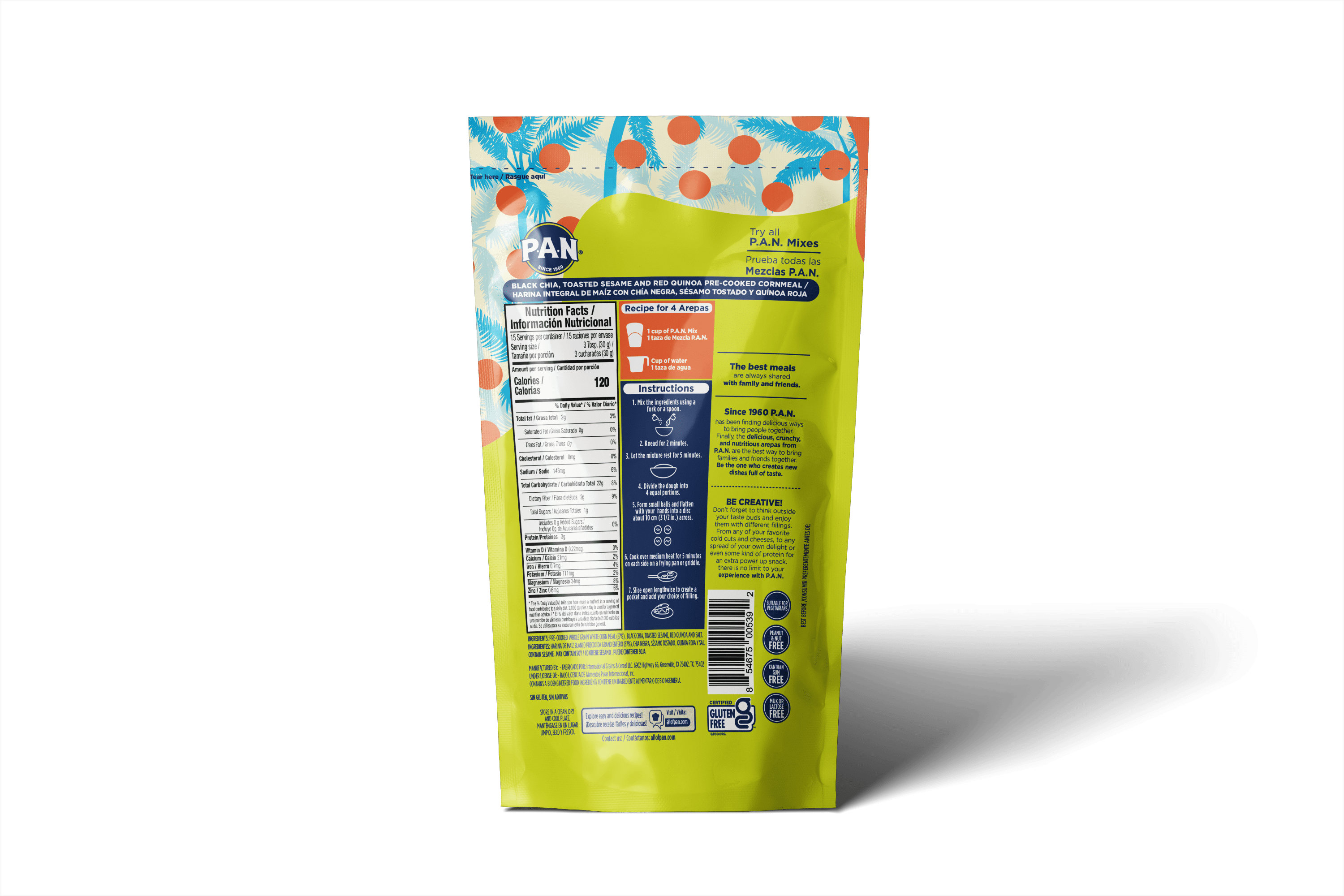 (6 pack) P.A.N. Multi Grains & Seeds Mix