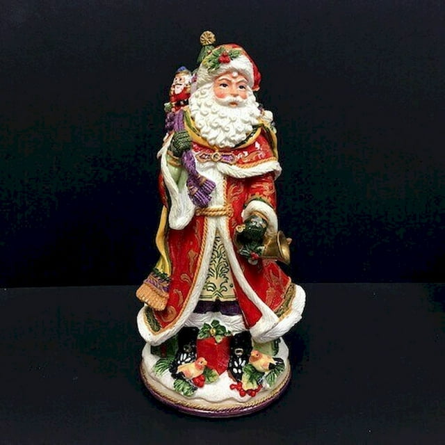 Figurine de Père Noël Musicale Traditionnelle