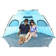 E-joy Lightweight Portable Family Sun Shelter Cabana ,Provide UPF 50+ Sun Shelter(Beach Tent Large Rack)1PC