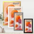 thumbnail image 4 of Designart 'Colourful Trees Abtract Impression I' Traditional Framed Art Print, 4 of 4
