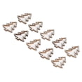 thumbnail image 3 of Wooden Christmas Tree Craft, 1.26x1.18in DIY Scrapbooking Christmas Tree Wooden Pendants  For Card Making, 3 of 8