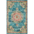 thumbnail image 1 of Unique Loom Penrose Center Medallion Rug3' 3 x 5' 3 Rectangle Turquoise/Beige, 1 of 1