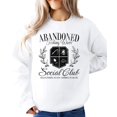 thumbnail image 2 of Abandoned Fishing Wives Social Club Sweatshirt for Women Funny Fisherman's Wife Pullover White Sweatshirt Adult Small, 2 of 4