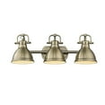 thumbnail image 5 of Yep by Golden Lighting Duncan 3-light Vanity in Aged Brass and Matte Black shade, 5 of 10