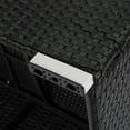 thumbnail image 3 of GoDecor 2 Pcs Outdoor Chaise Lounge PE Wicker Reclining Chair with Cushions Furniture Set Patio Lounge Chair, Black, 3 of 9
