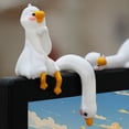 thumbnail image 3 of Dserhfy Mini Resin Goose Figurine Funny Resin Small Goose Computer Decor Collectible Cute 3D Craft Sculpture for Office Desk Car Dashboard Home Decor, 3 of 8