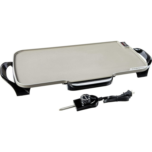 Presto Ceramic 22inch 07062 Electric Griddle with removable handles