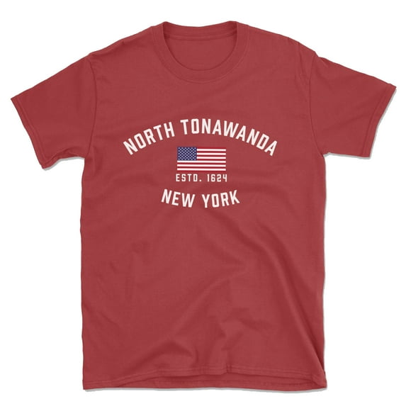 North Tonawanda New York Patriot Men's Cotton T-Shirt
