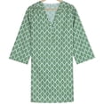 thumbnail image 5 of Rbaofujie Sexy Causal V-Cou Manches Courtes 3/4 Manches Courtes Floral Printing Shift Robe Mini Robe Robe for Women 2022 Sales Clearance, 5 of 5