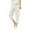 White, variant on ABATAB Summer Capri Pants for Women Cotton Linen Loose Crop Trousers Solid Pull on Lounge Capri Pants with Pockets
