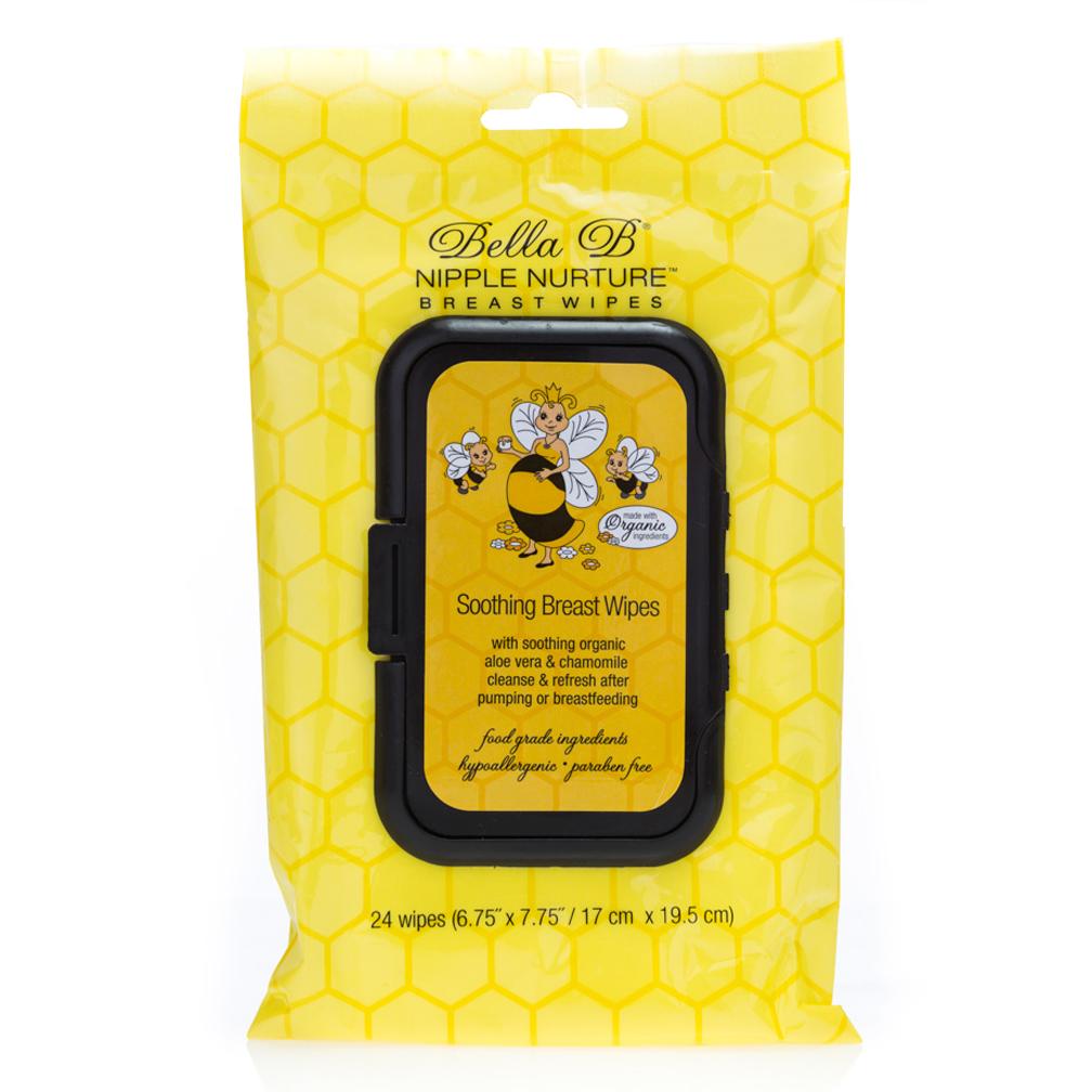 Nipple Nurture Breast Wipes, 24 Wipes (Before and After Breastfeeding