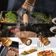 thumbnail image 2 of Pepper Mill Wood Pepper Grinder Adjustable Oak Wood Salt and Pepper Grinder Refillable Ceramic Grinding Mechanism Sealed Salt Mill Spice Jar 5/8/10in for Kitchen Camping Picnic BBQ, 2 of 14