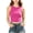 Hot Pink, variant on fatyb Big Girls Tank Tops Casual Ribbed Knit Cropped Tops Crewneck Sleeveless Gym Dance Tops 9-14 Years