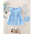 thumbnail image 3 of Vestido Kucnuzki 3T-4T, traje azul con tutú para verano, 3 of 5