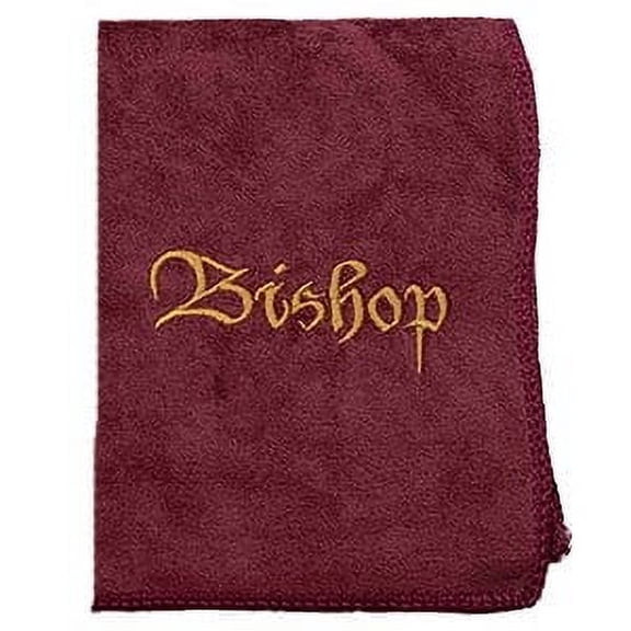 Swanson Christian Supply Bishop Burgundy Microfiber Pastor Towel