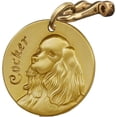 thumbnail image 4 of Yazoeia Unique Personalized 3D Embossed Vintage Solid Brass Pet Tags, Engravable on Front and Back Unique Pet ID Tags for Dogs and Cats (dog1) CJC912-122499, 4 of 9