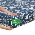 thumbnail image 4 of Gogreen 100% Cotton Christmas Sheet Set Twin Size, Christmas Classical, 3PC Set, Breathable Bed Sheet for Hot Sleeper and Night Sweats, Deep Pocket Up to 16 Inches, 4 of 8