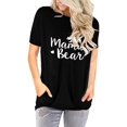 thumbnail image 2 of Hauts Mama Bear pour Femmes Manches Longues Chandail Décontracté Chandails en Molleton, 2 of 4