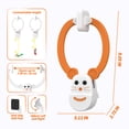 thumbnail image 7 of Lvelia Cat Toys Hanging Door Automatic Cat Toy Interactive Elastic Rope with Flying Bird & Mouse,Cat Catching Game Door Hanger,Self Play Cat Toys,Orange, 7 of 7