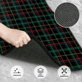 thumbnail image 3 of Pofeuu Buffalo Plaid Dark Green Print Car Foot Mat Set of 4 Pieces - All-Weather Full Set Floor Mats for Cars Trucks SUVs, 3 of 7