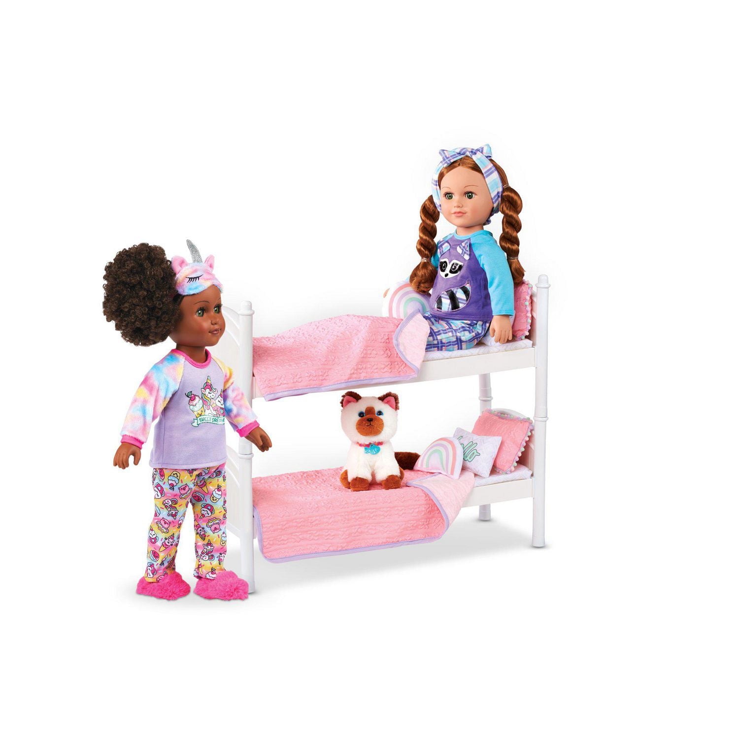 Lit de poupée empilable My Life As pour meubles de poupée de 18 po Ensemble de poupée de 18 pouces