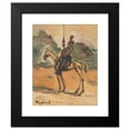 thumbnail image 2 of Cyprián Majerník 20x24 Black Modern Framed Museum Art Print Titled - Don Quixote (1943), 2 of 5