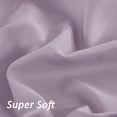 thumbnail image 5 of Mainstays Super Soft Microfiber 2-Pack Fitted Sheet, Twin-XL, Hazy Purple/ Arctic White, 2 Piece, 5 of 8