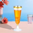 thumbnail image 5 of ACDANC 12Pcs Champagne Flutes Plastic 5 oz Open-Form Cup Plastic Wine Glasses with Stem Martini Glasses for Party Wedding Decoration Mix2, 5 of 7
