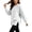 White, variant on Oversized Sweatshirts for Women Crewneck Trendy Long Sleeve Loose Side Slit Lightweight Sweater Fall Tops