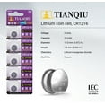 thumbnail image 2 of Tianqiu CR1216 3V Lithium Coin Cell Batteries (2 Batteries), 2 of 10