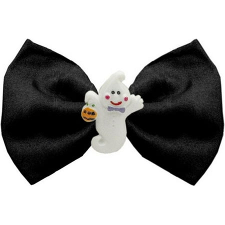 Mirage 47-03 BK Ghost Chipper Black Pet Bow Tie 3.5
