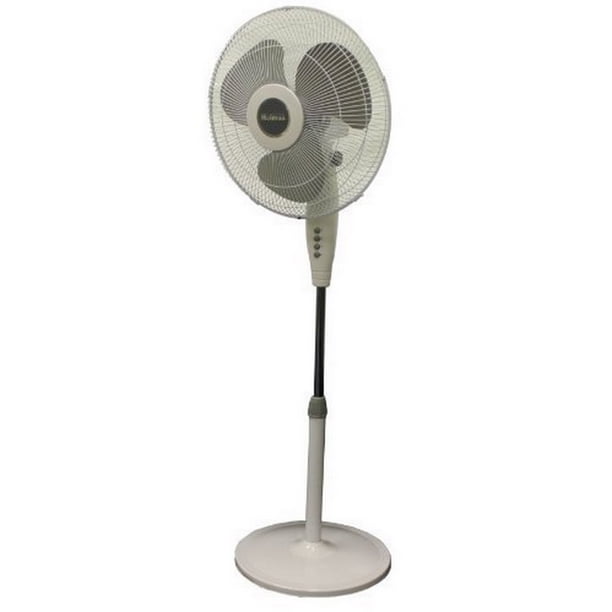 Holmes HSF1610ABTU 16" Oscillating Adjustable Stand Floor Fan White