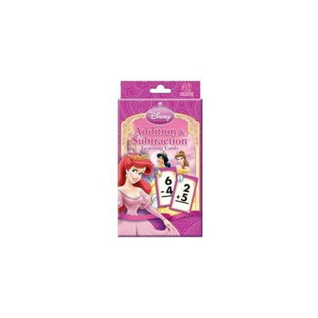 Bendon Publishing 204348 Disney Princess Addition and Subtraction Learning Cards