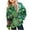 Green-108, variant on Riecok Hoodie Sweatshirts for Girls Long Sleeve With Pockets Round Neck Trendy Casual Xmas Prints Kids Warm Winter Hoodies Pullover Hooded Sweatshirt Blue 5 T