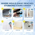 thumbnail image 2 of Mold Remover Gel, Grout Cleaner & Mildew Stain Removal for Washing Machine Seal, Bathroom Shower, Kitchen Sink, Thick No-Drip Formula, Non-Toxic, 8 fl oz, 2 of 10