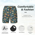 thumbnail image 3 of Fotbe Beach Dog Traje de Baño para Hombre – Shorts de Natación de Secado Rápido con Forro y Bolsillos-X-Large, 3 of 6