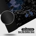 thumbnail image 2 of Wave Large Mouse Pad Black Gaming Mouse Pad XL Desk Mat 31.5x11.8x0.12 inch Desk Pad Black and White Mouse Pad (Wave Black), 2 of 13
