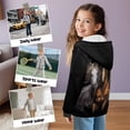 thumbnail image 6 of Uorisanigo Horse Print Girls Boys Hoodie Sweatshirt Casual Long Sleeve Hooded Jacket Soft Warm Sweatshirt Outerwear for Kids Fall Fashion for Sports and Daily Wear, 6 of 8