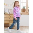 thumbnail image 7 of Usaibhir Girls Winter Casual Fleece Half Zipper Sweatshirt Long Sleeve Stand Collar Jacket Holiday Pullover Top 3-9T, 7 of 7