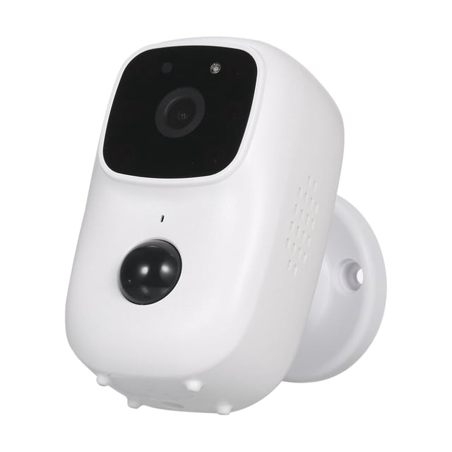 Cámara de seguridad Cámara inalámbrica recargable con batería, cámara de seguridad para el hogar, cámara WiFi con detección de movimiento, visión nocturna por infrarrojos, interior/exterior con micróf