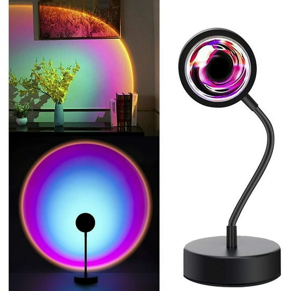 Lámpara de sofá de sol Rainbow Lights, lámpara de ambiente de proyector de luz de sofá de sol