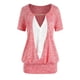 thumbnail image 1 of Camiseta 1 Talla Extra Manga Raglán Rosegal Camisetas tallas grandes, 1 of 5