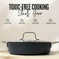 thumbnail image 3 of Alva 3.5-Qt Ceramic Nonstick Sauté Pan with Lid, Non Toxic, 3 of 10