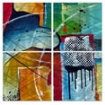 thumbnail image 1 of All My Walls 0115ME00031M Charming Flow SQII Metal Wall Art, Multi Color - Oversized, 1 of 1