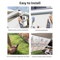 thumbnail image 7 of 4th of July RV Awning Sun Shade Screen 9'X15.3' USA Flag Mesh Sunscreen FreedomPoppy Flower Awning Shade Screen with Zipper UV Blocker Completed Kits Outdoor Canopy for RV Motorhome Camper Trailer, 7 of 7