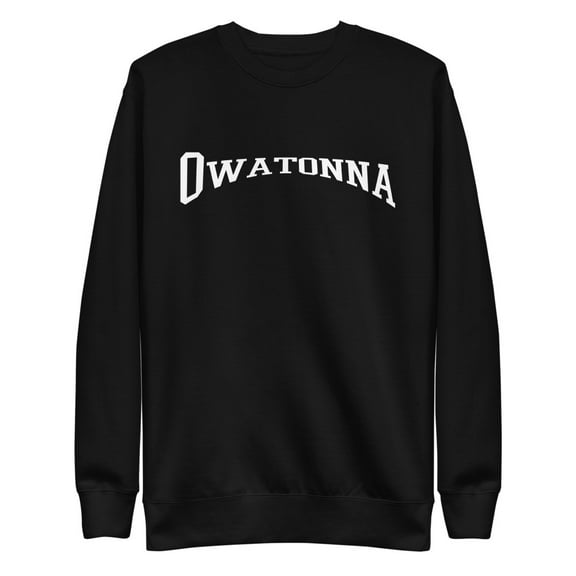 Owatonna Premium Sweatshirt (Black, S)