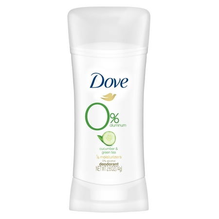 Dove 0% Aluminum Deodorant Cucumber & Green Tea